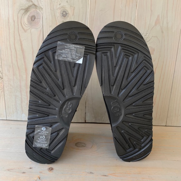 UGG NEUMEL WEATHER 2 BLACK TNL  LEATHER WATEPROOF BOOTS US 14 NIB - Picture 6 of 8